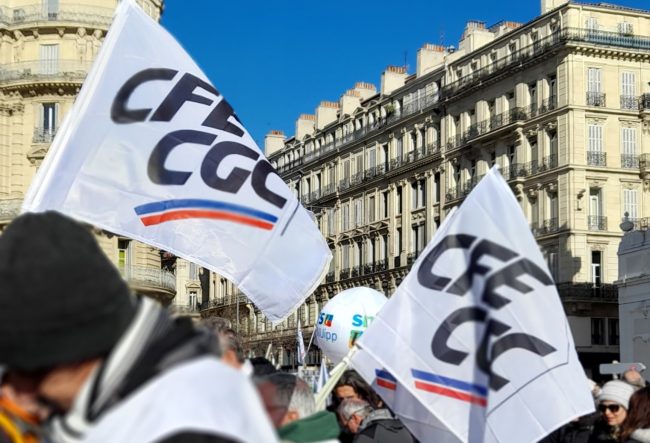 Journée du 7 février : la CFE-CGC toujours mobilisée en région Paca contre la réforme des retraites !