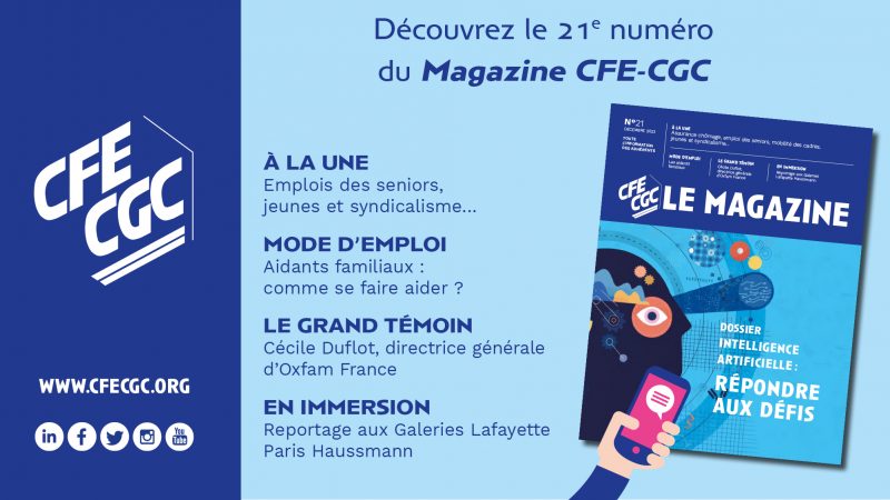 Le Magazine CFE-CGC confédéral est sorti ! Décembre 2023